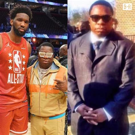 Joel Embiid And Big Fendi From The Funeral Meme .